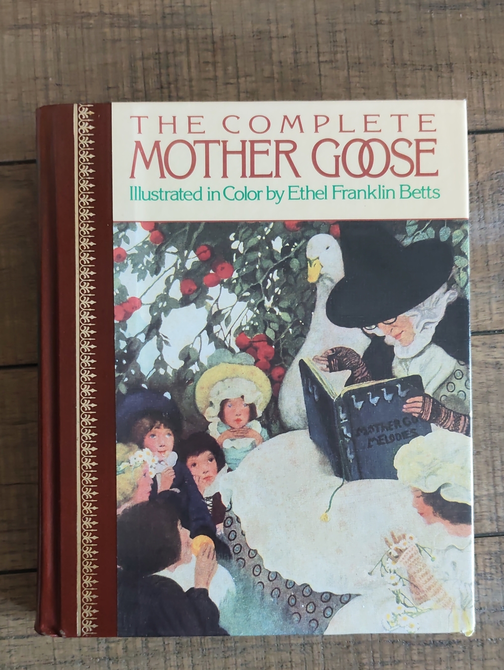 1987 THE COMPLETE MOTHER GOOSE Color Plates Ethel Franklin Betts Hardcover